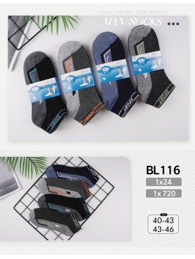 STOPKI MĘSKIE . SIZE: 40-46, (48PAR/PACZKA) KOLOR JAK NA ZDZIĘCIU
