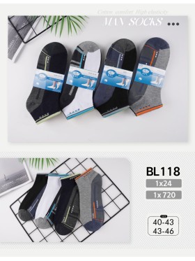 STOPKI MĘSKIE . SIZE: 40-46, (48PAR/PACZKA) KOLOR JAK NA ZDZIĘCIU