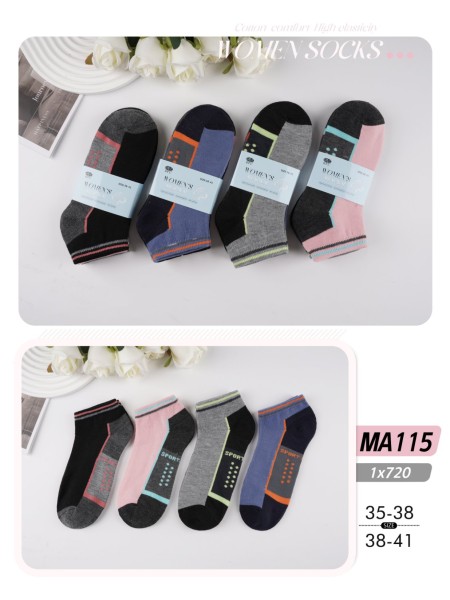 STOPKI DAMSKIE . SIZE: 35-41, (48PAR/PACZKA) KOLOR JAK NA ZDZIĘCIU