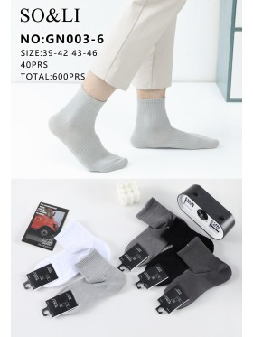 SKARPETY MĘSKIE . SIZE: 39-46, (40 PAR/PACZKA) KOLOR JAK NA ZDZIĘCIU