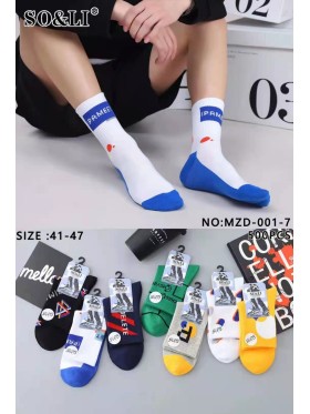 SKARPETY MĘSKIE . SIZE: 41-47, (40 PAR/PACZKA) KOLOR JAK NA ZDZIĘCIU