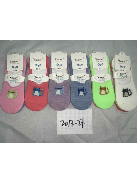 SKARPETY / BALERINKI DAMSKIE. SIZE 35-41 (48PAR/PACZKA) KOLOR JAK NA ZDZIĘCIU