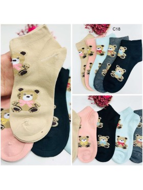SKARPETY / STOPKI DAMSKIE. SIZE 35-41 (40PAR/PACZKA) KOLOR JAK NA ZDZIĘCIU