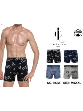 BOKSERKI MĘSKIE. SIZE M-3XL (24 SZT/PACZKA) KOLOR JAK NA ZDZIĘCIU