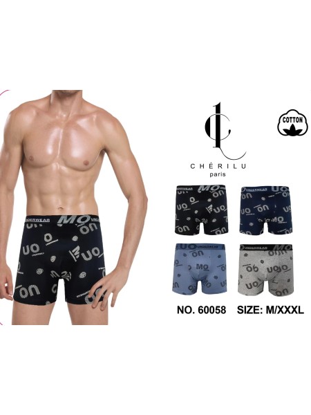 BOKSERKI MĘSKIE. SIZE M-3XL (24 SZT/PACZKA) KOLOR JAK NA ZDZIĘCIU