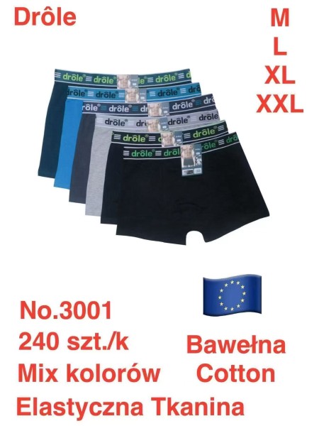 BOKSERKI MĘSKIE. SIZE M-2XL (24 SZT/PACZKA) KOLOR JAK NA ZDZIĘCIU