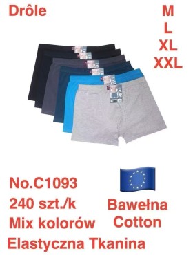 BOKSERKI MĘSKIE. SIZE M-2XL (24 SZT/PACZKA) KOLOR JAK NA ZDZIĘCIU