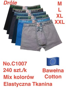 BOKSERKI MĘSKIE. SIZE M-2XL (24 SZT/PACZKA) KOLOR JAK NA ZDZIĘCIU