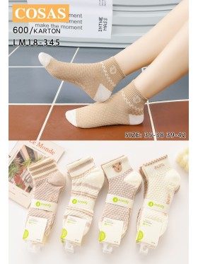 SKARPETY DAMSKIE. SIZE 35-42 (40 PAR/PACZKA) KOLOR JAK NA ZDZIĘCIU