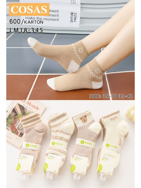 SKARPETY DAMSKIE. SIZE 35-42 (40 PAR/PACZKA) KOLOR JAK NA ZDZIĘCIU