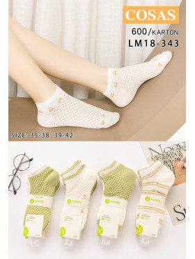 SKARPETY / STOPKI DAMSKIE. SIZE 35-42 (40 PAR/PACZKA) KOLOR JAK NA ZDZIĘCIU