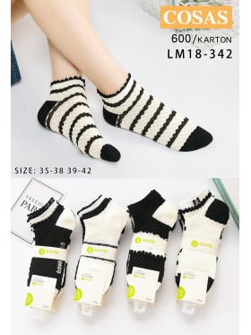 SKARPETY / STOPKI DAMSKIE. SIZE 35-42 (40 PAR/PACZKA) KOLOR JAK NA ZDZIĘCIU