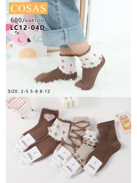 SKARPETY DZIECIĘCE. SIZE 2-12 LAT (40 PAR/PACZKA) KOLOR JAK NA ZDZIĘCIU