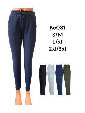 SPODNIE / LEGGINSY DAMSKIE. SIZE:S-3XL (12PAR/PACZKA) KOLOR JAK NA ZDZIĘCIU
