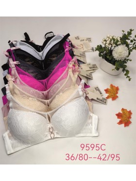 BIUTONOSZ DAMSKIE. SIZE: 80-95, MISKA C (6SZT/PACZKA) KOLOR JAK NA ZDZIĘCIU