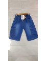 Spodenki jeansy dziecięce 134-164, paczka 12szt