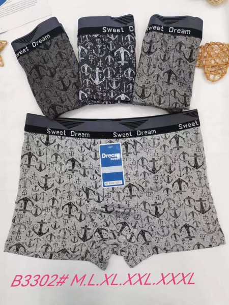 BOKSERKI MIĘSKIE .SIZE: M-3XL, (24 SZT/PACZKA) KOLOR JAK NA ZDZIĘCIU