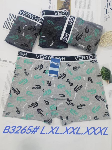 BOKSERKI MIĘSKIE .SIZE: L-3XL, (24 SZT/PACZKA) KOLOR JAK NA ZDZIĘCIU
