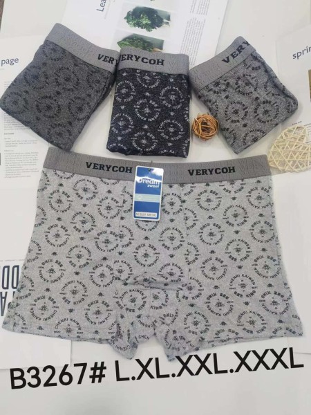 BOKSERKI MIĘSKIE .SIZE: L-3XL, (24 SZT/PACZKA) KOLOR JAK NA ZDZIĘCIU