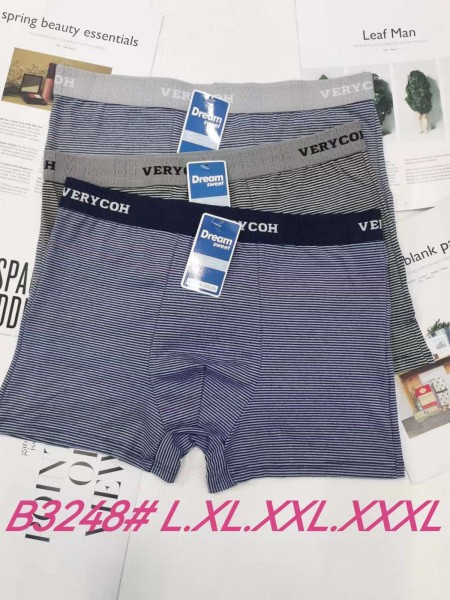 BOKSERKI MIĘSKIE .SIZE: L-3XL, (24 SZT/PACZKA) KOLOR JAK NA ZDZIĘCIU