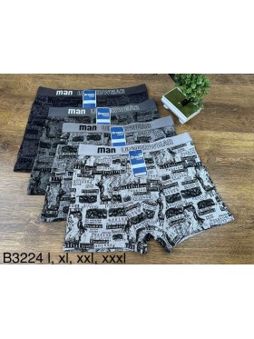 BOKSERKI MIĘSKIE .SIZE: L-3XL, (24 SZT/PACZKA) KOLOR JAK NA ZDZIĘCIU