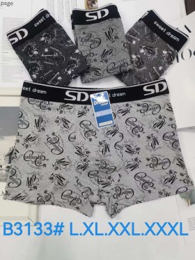 BOKSERKI MIĘSKIE .SIZE: L-3XL, (24 SZT/PACZKA) KOLOR JAK NA ZDZIĘCIU