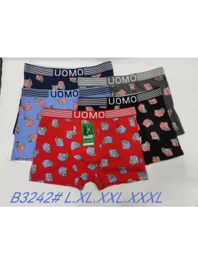 BOKSERKI MIĘSKIE .SIZE: L-3XL, (24 SZT/PACZKA) KOLOR JAK NA ZDZIĘCIU