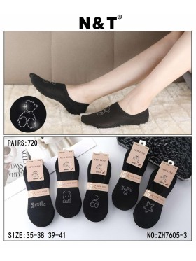 SKARPETY / BELERINKI DAMSKIE .SIZE: 35-41, (40 PAR/PACZKA) KOLOR JAK NA ZDZIĘCIU
