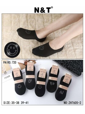 SKARPETY / BELERINKI DAMSKIE .SIZE: 35-41, (40 PAR/PACZKA) KOLOR JAK NA ZDZIĘCIU