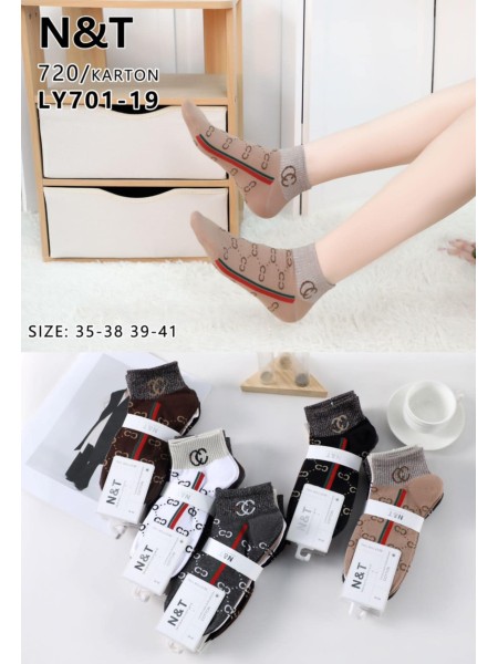 SKARPETY / STOPKI DAMSKIE .SIZE: 35-41, (40 PAR/PACZKA) KOLOR JAK NA ZDZIĘCIU
