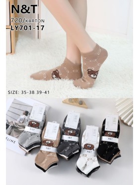 SKARPETY / STOPKI DAMSKIE .SIZE: 35-41, (40 PAR/PACZKA) KOLOR JAK NA ZDZIĘCIU