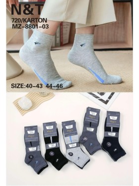 SKARPETY MĘSKIE .SIZE: 40-46, (40 PAR/PACZKA) KOLOR JAK NA ZDZIĘCIU
