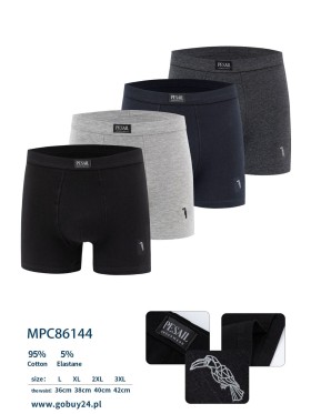 BOKSERKI MIĘSKIE .SIZE: L-3XL, (24 SZT/PACZKA) KOLOR JAK NA ZDZIĘCIU