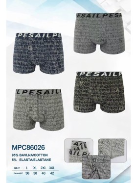 BOKSERKI MIĘSKIE .SIZE: L-3XL, (24 SZT/PACZKA) KOLOR JAK NA ZDZIĘCIU