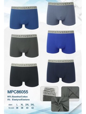 BOKSERKI MIĘSKIE .SIZE: L-3XL, (24 SZT/PACZKA) KOLOR JAK NA ZDZIĘCIU