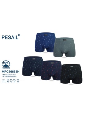 BOKSERKI MĘSKIE .SIZE: 4XL-7XL, (24 SZT/PACZKA) KOLOR JAK NA ZDZIĘCIU