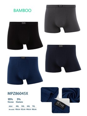 BOKSERKI MĘSKIE .SIZE: 4XL-7XL, (24 SZT/PACZKA) KOLOR JAK NA ZDZIĘCIU