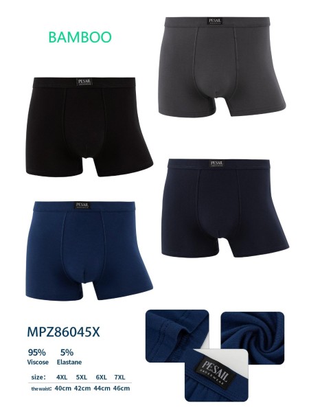 BOKSERKI MĘSKIE .SIZE: 4XL-7XL, (24 SZT/PACZKA) KOLOR JAK NA ZDZIĘCIU