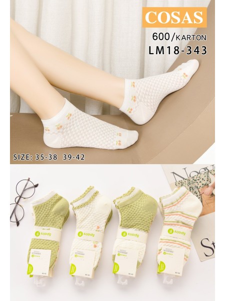 SKARPETY / STOPKI DAMSKIE .SIZE: 35-42, (40 PAR/PACZKA) KOLOR JAK NA ZDZIĘCIU