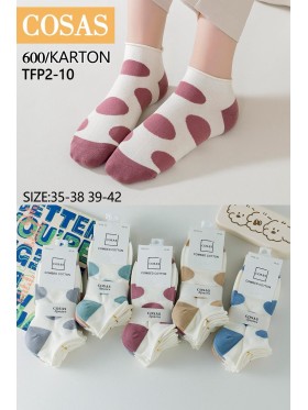 SKARPETY / STOPKI DAMSKIE .SIZE: 35-42, (40 PAR/PACZKA) KOLOR JAK NA ZDZIĘCIU