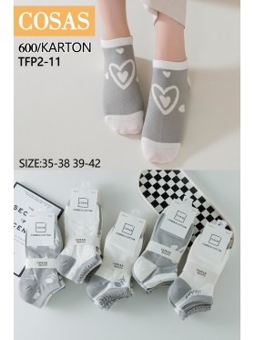SKARPETY / STOPKI DAMSKIE .SIZE: 35-42, (40 PAR/PACZKA) KOLOR JAK NA ZDZIĘCIU