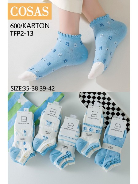 SKARPETY / STOPKI DAMSKIE .SIZE: 35-42, (40 PAR/PACZKA) KOLOR JAK NA ZDZIĘCIU