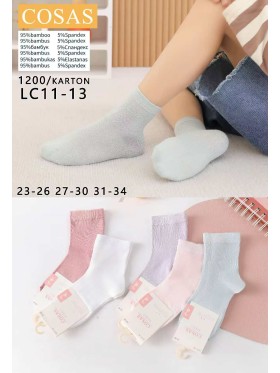 SKARPETY DZIECIĘCE. SIZE 23-34 (40 PAR/PACZKA) KOLOR JAK NA ZDZIĘCIU