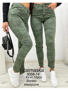 Spodnie Jeansy damskie  , Size xs-xl,paczka 12szt,