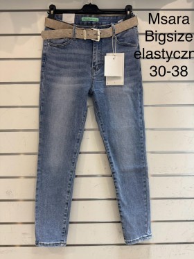 Spodnie Jeansy  damskie Msara, Size 30-38.paczka 10szt,