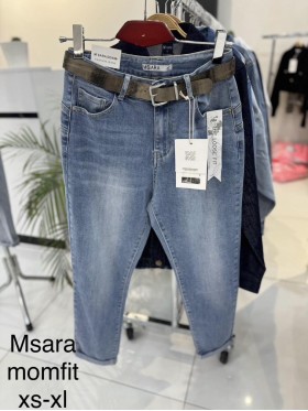 Spodnie Jeansy  damskie Msara, Size xs-xl.paczka 10szt,