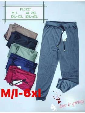 Spodnie damskie , size M-6xl paczka 12szt, mix kolor