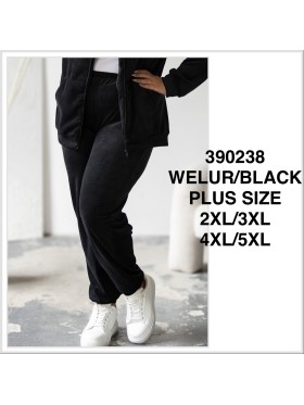 Spodnie welurowe damskie , Size 2-5xl.paczka 12szt,1kolor