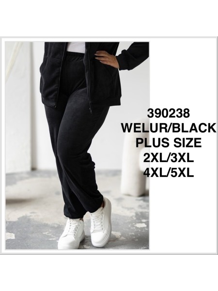 Spodnie welurowe damskie , Size 2-5xl.paczka 12szt,1kolor