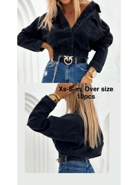 Kurtki Jeansowe damskie   , Size xs-m,paczka 10szt,